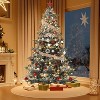 7.5ft Pre-Lit Slim Aspen Fir Artificial Christmas Tree with 350 Clear Lights, Metal Stand and 5-Year Warranty - 3 of 4