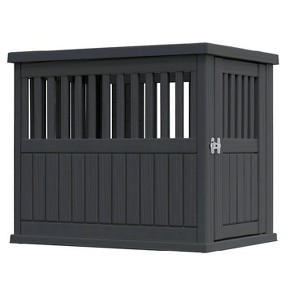 Dolonm Furniture-Style Durable Dog house Furniture with Lockable Door,for Small Medium Large Dogs - 1 of 4