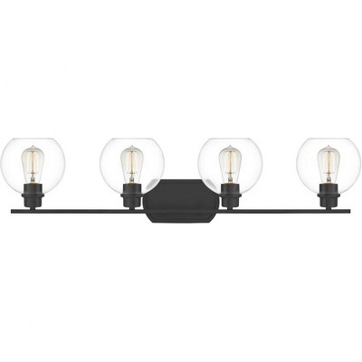 Quoizel Lighting Pruitt 4 - Light Vanity in  Matte Black