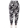 Plus Size Camo Harem Pants - White Mark - 4 of 4