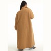 June + Vie by Roaman's Women's Plus Size Maxi Teddy Fleece Coat - 3 of 4