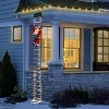 10 ft. Outdoor Animated Rope Ladder Climbing Santa - 2 of 4