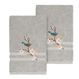 Linum Home Textiles 100% Turkish Cotton SPRING TIME Embellished Towel Set - 1 of 2