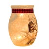 Stony Creek 4.0 Inch Winter Chickadees Small Pre-Lit Jar Christmas Lighted Glass Accent , Christmas Decor Chickadee Winter Scene (1PC) - 4 of 4
