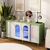 55'' Sideboard Buffet Cabinet, Coffee Bar Cabinet with Glass Door, Kitchen Pantry Cabinet,  Modern Cupboard for Kitchen Living Room Entryway - 2 of 4