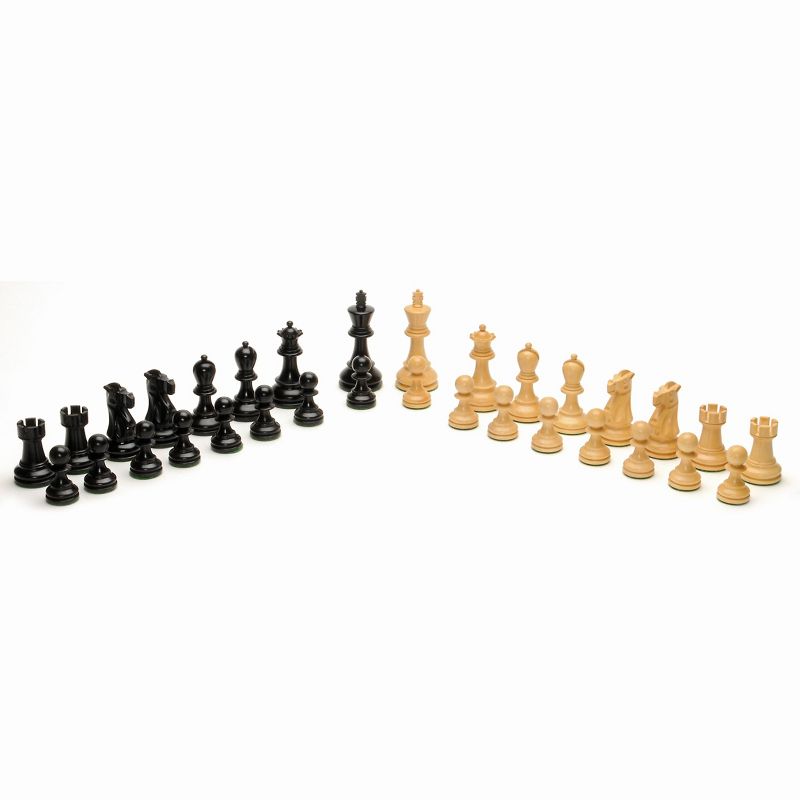 WE Games Jacques Chess Pieces - Weighted with 3.75 in. King, 4 of 5