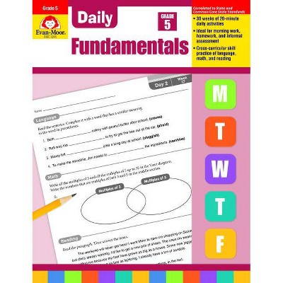 Daily Fundamentals, Grade 5 - by  Evan-Moor Educational Publishers (Paperback)