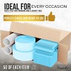Crown Display 350-Piece Disposable Dinnerware Set – Paper Plates, Paper Cups, Napkins, Plastic Forks, Knives & Spoons – Serves 50 Guests - 3 of 4