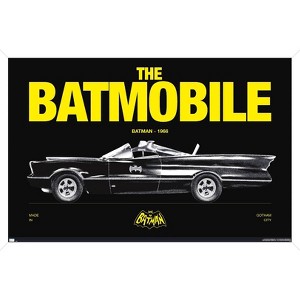 Trends International DC Comics Batman: 85th Anniversary - 1966 Batmobile Framed Wall Poster Prints - 1 of 4