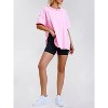 EXLURA Womens Summer Oversized T Shirts Casual Short Sleeve Loose Maternity Tops Crewneck Tunic Plus Gym Workout Top - 4 of 4