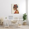 Stupell Industries Woman Wearing Traditional African Fashion Headwrap Canvas Wall Art - 2 of 4