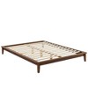 Modway Lodge Full Wood Platform Bed Frame - Walnut - 2 of 4