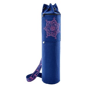 Pilates & Yoga Canvas Mat Bag - Purple - 1 of 3