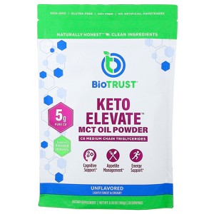 BioTRUST Keto Elevate™, MCT Oil Powder, Unflavored, 6.35 oz (180 g) - 1 of 2