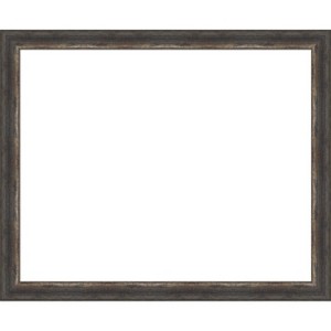Amanti Art Bark Rustic Char Narrow Framed Dry Erase Magnetic Board - 1 of 4