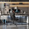 U Shaped Computer Gaming Desk, Reversible L Shaped Desk with Power Outlet, Monitor Stand, Storage Bag, Home Office, Bedroom - 4 of 4