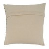 Saro Lifestyle Swirl Embroidered Pillow - Poly Filled, 20" Square, Blue - 2 of 2