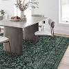 TackView Area Rugs for Living Room Bedroom, Large Washable Rug, Vintage Floral Boho Non Slip & Low Pile - 4 of 4