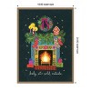Amanti Art Christmas Fireplace by Shannon Snow Canvas Art Framed - 3 of 4