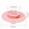 Anna-Kaci Silicone Bunny Ear Cup Lid Dustproof Insulated Drink Cover with Pop Up Vent Seal 4.6x0.7in - 4 of 4