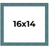 PosterPalooza | Simple Blue Picture Frame - UV Acrylic, Backing Board, Hanging Hardware Included - 2 of 4
