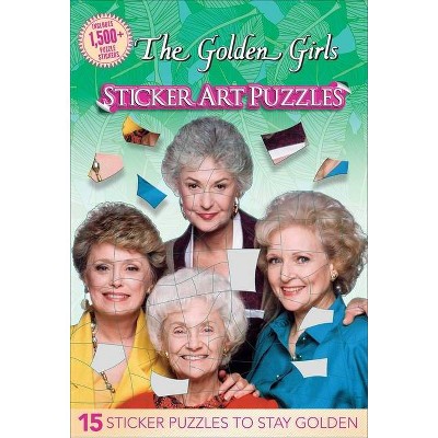 Golden Girls Sticker Art Puzzles - by  Arie Kaplan (Paperback)