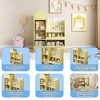 LOVMOR 4 Tier Kids Bookshelf, Baby Toddler Book Rack Toy Storage Organizer, Wooden Montessori Bookcase for Kids Rooms, Bedroom, Playroom, Nursery - 4 of 4