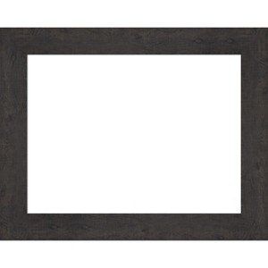 Amanti Art Rustic Plank Espresso Framed Dry Erase Magnetic Board - 1 of 4
