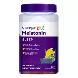 Natrol Kids' Melatonin 1mg Sleep Aid Gummies - Strawberry - 140ct