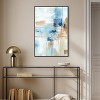 Art Remedy House of Lines I Blue Abstract Wall Art Framed - 2 of 4