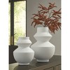 Signature Design by Ashley Naveen 18" Vase, White Geometric Polyresin - 4 of 4