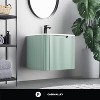 Caskvalley Modern Bathroom Vanity with Straight Fluted Design - Sink Included - 2 of 4