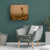 Trademark Fine Art Dan Ballard Sunflowers Fog Wood Slat Art - 4 of 4