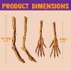 Joyfy Bendable Pumpkin Arms and Legs, Halloween Decorations for Pumpkin, Set of 4 Party Decor Includes 2 arms and 2 Legs Pumpkin Stake Supplies - 3 of 4