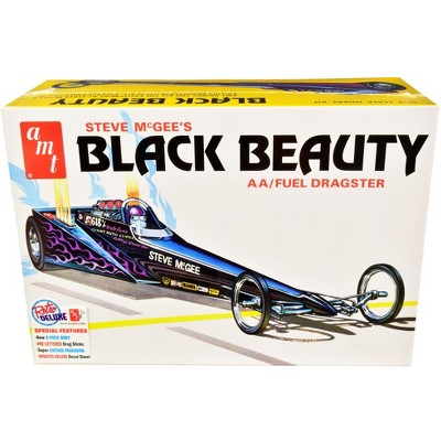 Skill 2 Model Kit Steve McGee's Black Beauty Wedge AA/Fuel Dragster 1/25 Scale Model by AMT