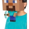 Disguise Minecraft Steve Child Costume Mask | One Size - 2 of 3