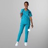 Members Only Siena V-Neck Scrub Top for Women With Double Chest And Waist Pockets - 4 of 4
