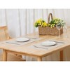 Unique Bargains Dining Table Durable Woven Vinyl Placemats 18 x 12 Inches 6 Pcs - 2 of 4