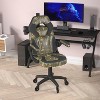 Flash Furniture X10 Gaming Chair Racing Office Computer PC Adjustable Chair with Flip-up Arms and Transparent Roller Wheels - 3 of 4