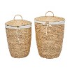 Set of 2 Sea Grass Storage Baskets Natural - Olivia & May - image 3 of 4