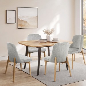 Vatros Chenille Upholstered Side Chair Dining Chairs - 1 of 4