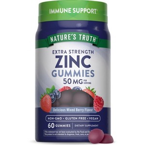 Nature's Truth Zinc 50mg | 60 Gummies - 1 of 4