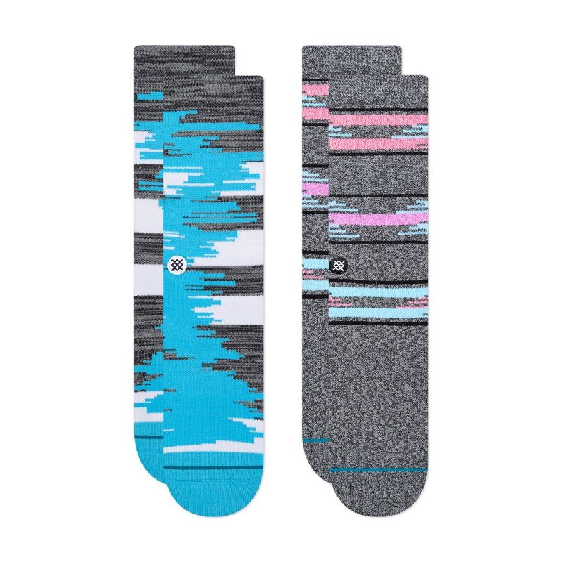 STANCE x WADE 2pk Search Crew Socks L, 3 of 6