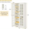 Tribesigns 71" Tall Shoe Cabinet with Doors, 8-Tier Shoe Storage with Adjustable Shelves - 2 of 4