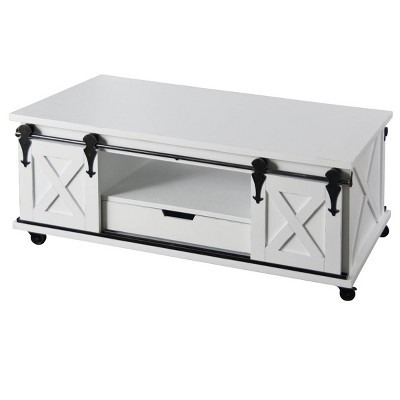 Two Door Wooden Coffee Table - StyleCraft