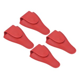 Unique Bargains PU Leather Nail Scissor Protective Cover Small Pointed Nipper Scissor Sheaths 4.5"x2.6" - 1 of 4