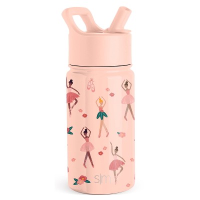 Liberty Kids 12 oz. No Drama Berry Insulated Stainless Steel Water Bottle with Sport Straw Lid