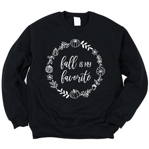Simply Sage Market Women's Graphic Sweatshirt Fall Is My Favorite Circle - 1 of 2