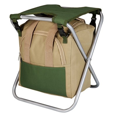 Picnic Time 5pc Garden Tool Set with Tote And Folding Seat: Portable Gardening Gift Kit