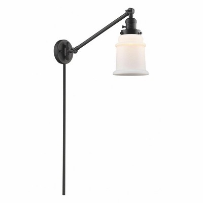 Canton - 1 Light Swing Arm Wall Sconce In Industrial Style-25 Inches Tall and 8 Inches Wide